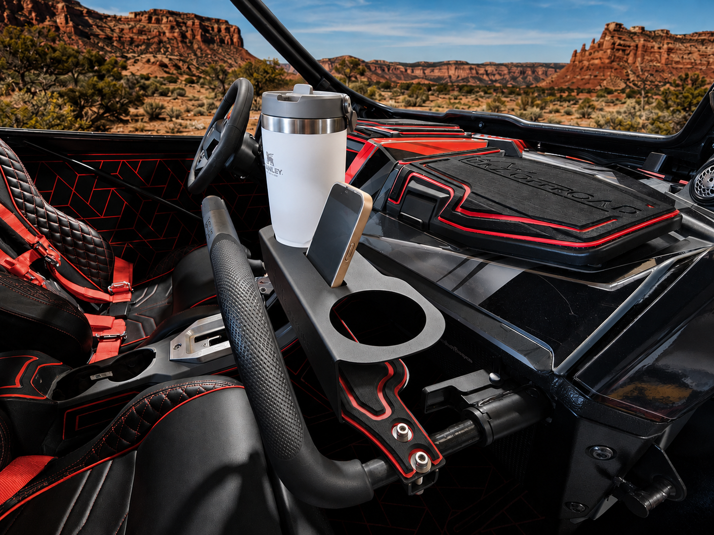 Pro Series RZR Cup and Phone Holder